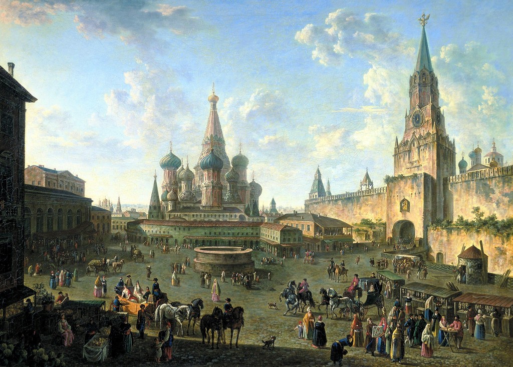Red Square in Moscow (1801)