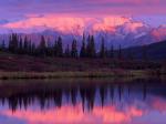 Wonder Lake and Alaska Range at Sunset Denali National Park Alaska