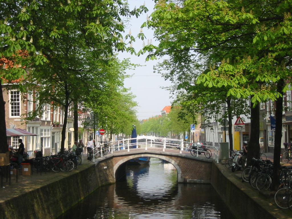 Canal Of Delft The Netherlands