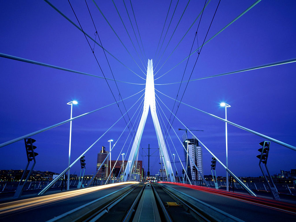 Erasmus Bridge Rotterdam The Netherlands