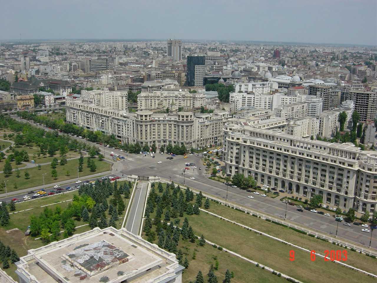 Romania-Bucharest-panorama