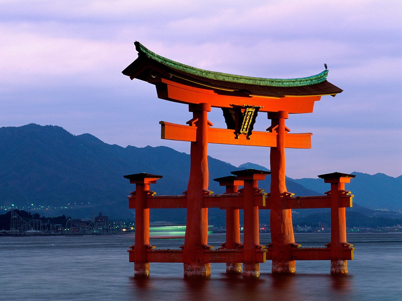 Grand Gate Itsukushima Shrine Miyajima Japan