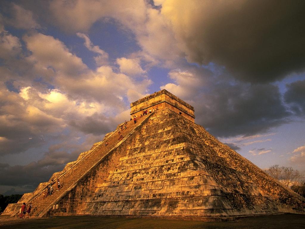 mayan ruin mexico 1024 x 768
