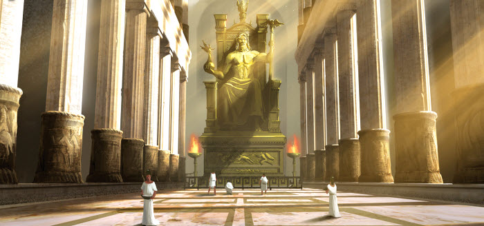 Statue of Zeus at Olympia 700 x 328