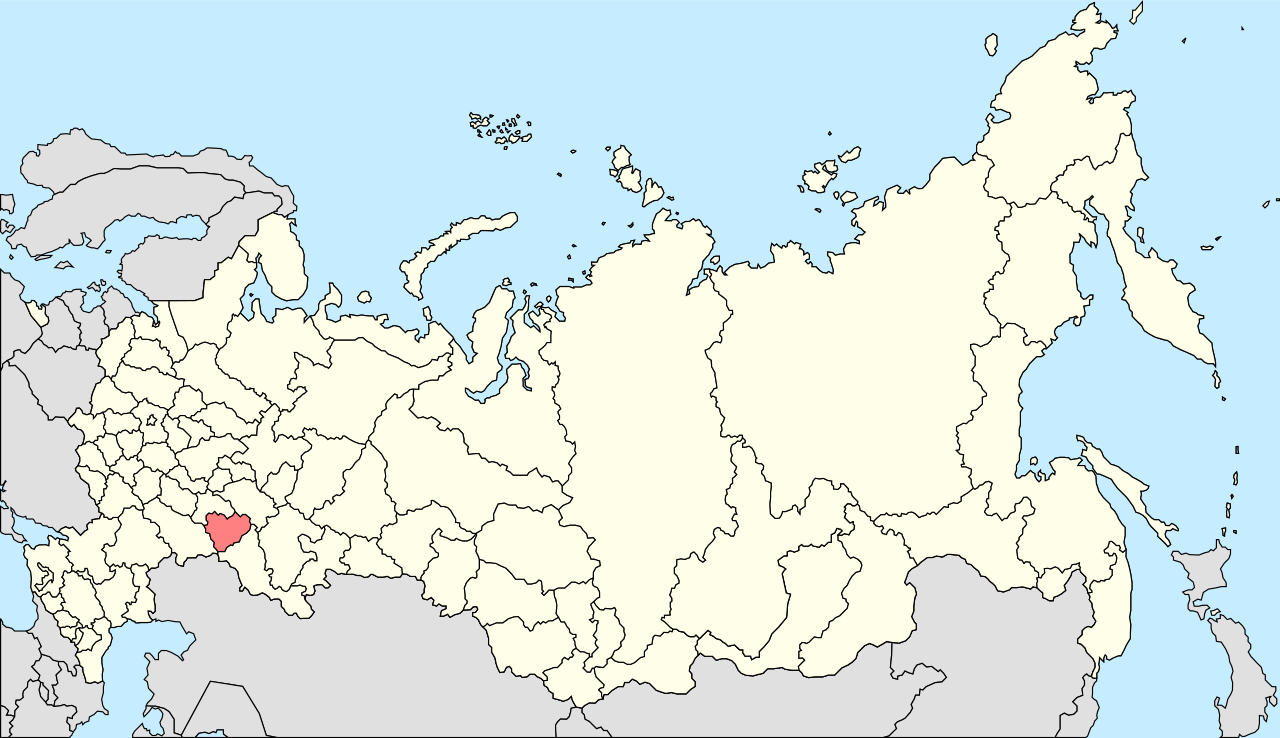 Map of Russia Samara Oblastsvg