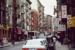 New York city Street in Chinatown