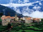 Village in Alta Roca Region Corsica France