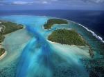 Fluidity Moorea Island From Above French Polynesia