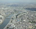 Tokyo from plane 1280 x 1024