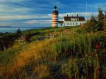 Sunrise at Quoddy Head Lighthouse Lubec Maine