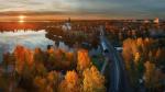 autumn st petersburg river