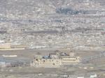 darulaman palace with city of kabul in background