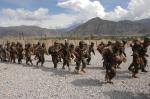Training Afghan soldiers in Kandahar